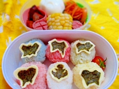 キャラ弁☆みんな勢揃い♪ミニゴーカイジャー弁当